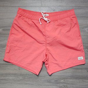 Excellent Used Condition Men's MODERN AMUSEMENT Swim Trunks Pink Size La…